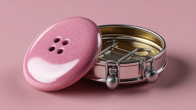 &ldquo;Realistic badge pin button mockup isolated on a clean colorful background&rdquo;
