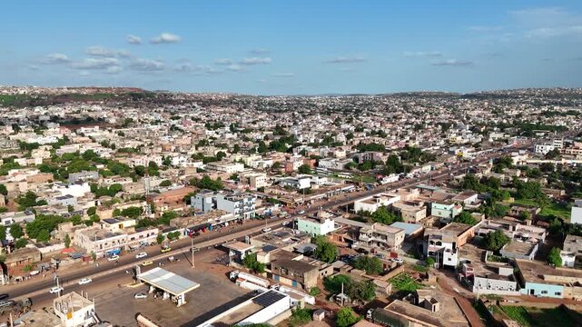 Ville de Bamako 2026, vue a&eacute;rionne en drone