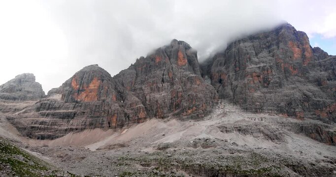  Spectacular landscape of the Dolomites of Alimonta