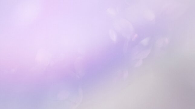 Soft Pastel Purple Abstract Floral Bokeh Background