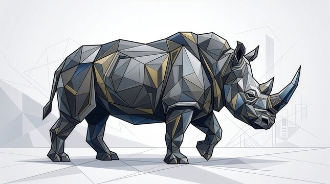 rhino vector illustration