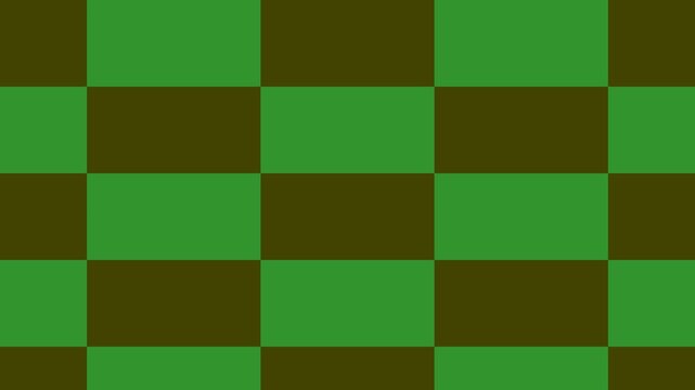 Seamless loop yellow checkerboard motion background