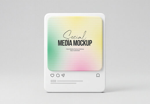 Social Media Card Mockup