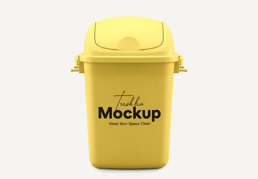 Trash Bin Mockup