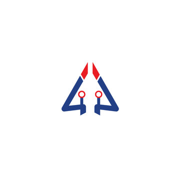 Premium Vector | minimal letter a logo design template
