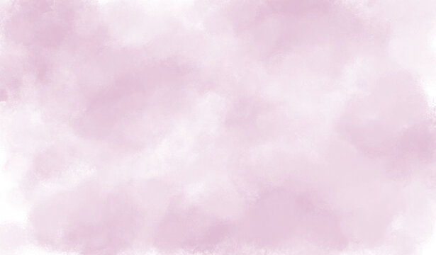 Pink watercolor texture with soft cloudy brushwork creating gentle abstract background for design, stationery, invitation, wallpaper, and creative presentation use
