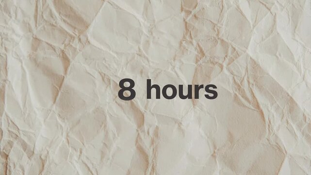 1 hour to 72 Hours. Hourse countdown in paper. Paper pattern.