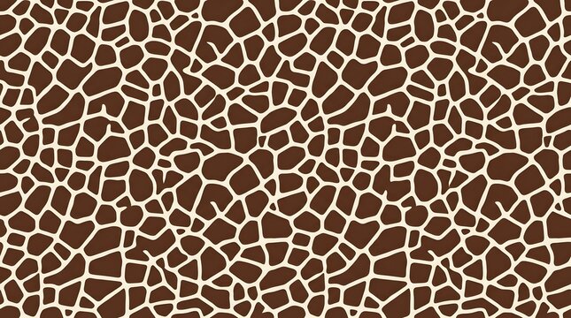 seamless giraffe print pattern vector background brown and beige animal skin texture for fashion textile design and wildlife graphic resources