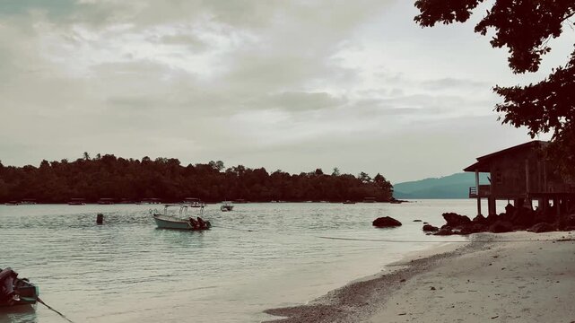Beautiful beach at Pulau Weh island Sumatra Indonasia