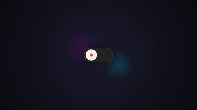 App Switch Button Turning On Animation