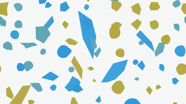 Seamless loop multicolor terrazzo motion background