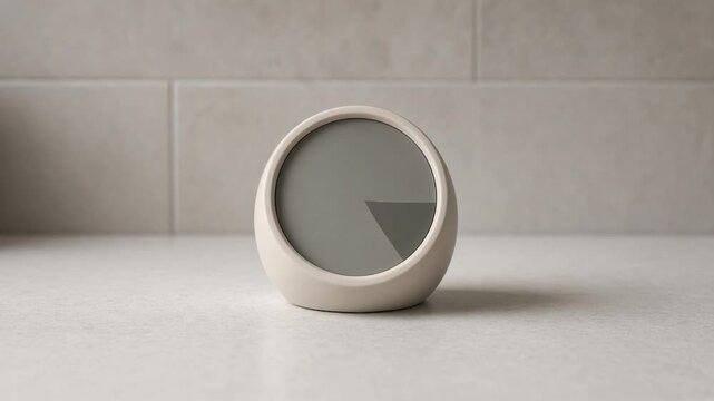 Video Background Mechanical Kitchen Timer Dial Slowly Returning