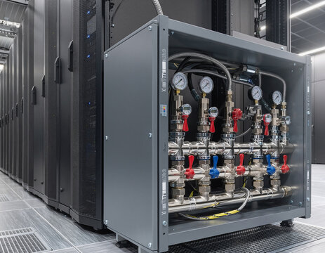 Cooling Distribution Unit and Pipe Manifold system in Modern Data Center