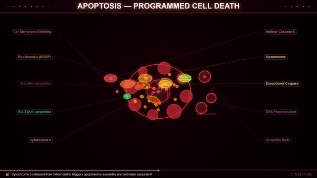 Cellular Apoptosis Programmed Cell Death and Membrane Blebbing