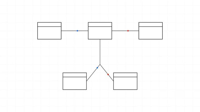 Software development diagram illustrating object-oriented programming class relationships and data structures