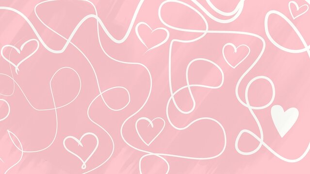 seamless pattern with hearts