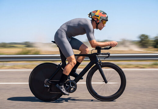 Mockup Template of Cycling Aero Helmet