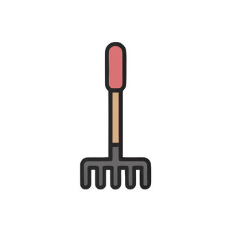 Hand rake icon