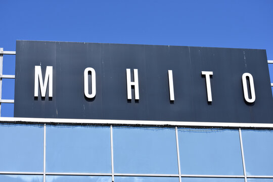 Mohito fashion clothing store signage, logo, emblem at Atrium Reduta shopping mall. WARSAW, POLAND - APRIL 18, 2026