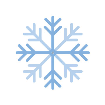 Blue snowflake icon