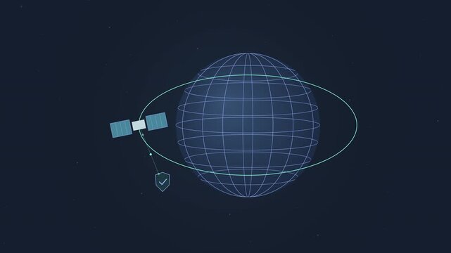 Satellite communication security with protected ground link