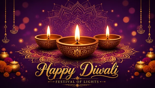 Happy diwali design