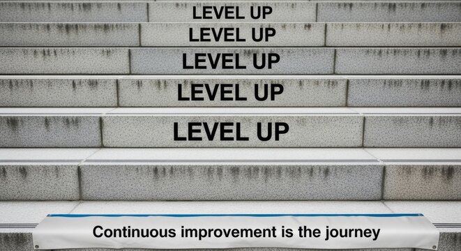 Structured Alignment of Seven Levels Up Stairs
