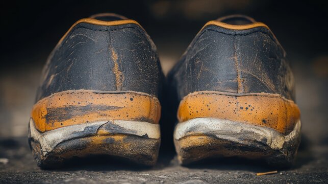 Worn Air Max 95 Sole Showing Distinct Tread Detail