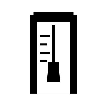 Hydrometer in test jar icon