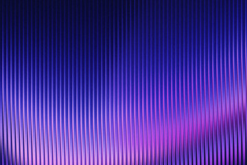 Fototapeta premium Dark blue purple neon glowing vertical abstract striped blur backdrop 