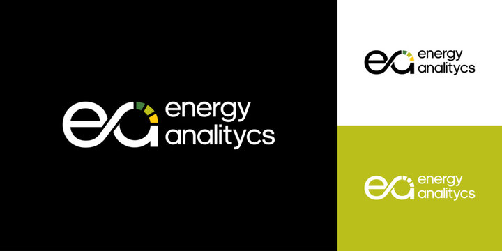 Initial lowercase letter ae or ea continuous loop , linked circle rounded logo