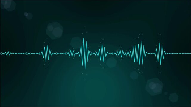 Music Audio Track Visualizer Frequency Wave Motion Graphic