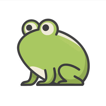 Cartoon frog illustration