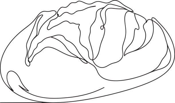 Artisan Bread Line Illustration