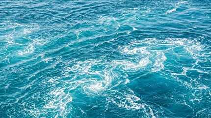 Fototapeta premium Dynamic Ocean Current Abstract Pattern