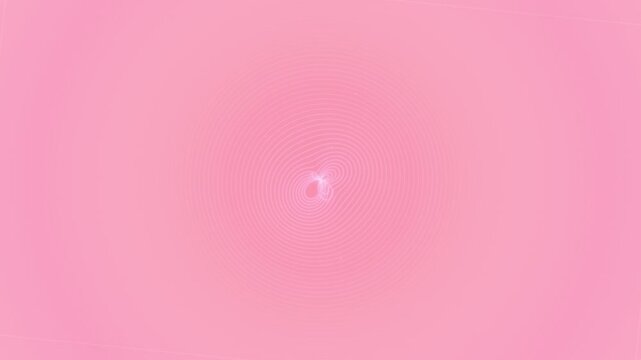 Pink topographical elevation data rings pulsing on a minimalist background