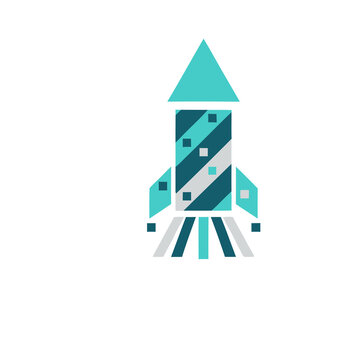 Stylized rocket icon