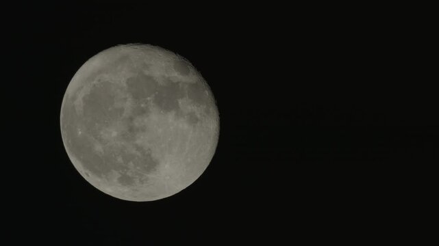 Full Moon Gibbous Moon Night Sky Dark Background Astronomy Korea 보름달 차오르는달 밤하늘 검은배경 천체 관측 한국