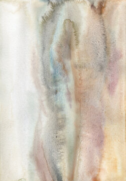 Delicate beige and grey watercolor texture