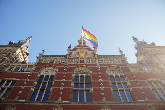 Pride flag Amsterdam