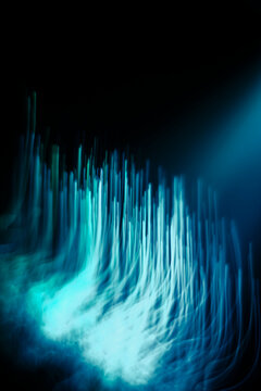 Light Beams Create Patterns in Dark Space