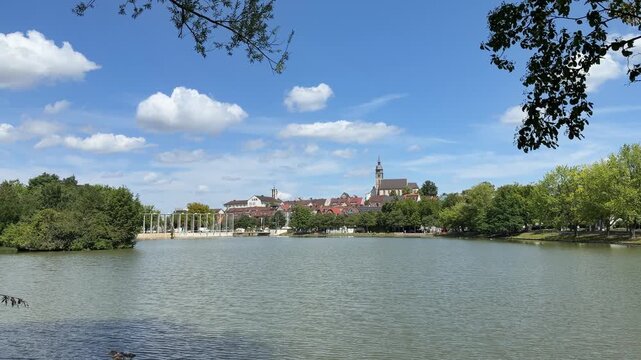 Blick &uuml;ber B&ouml;blingen, Deutschland 