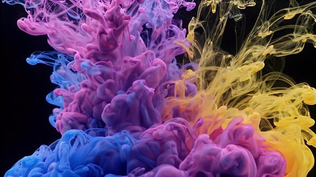 3D-rendered protein structures with molecular surface detail in vibrant color contrast
