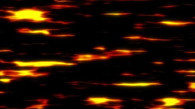 Fire speedline in anime style with transparent background