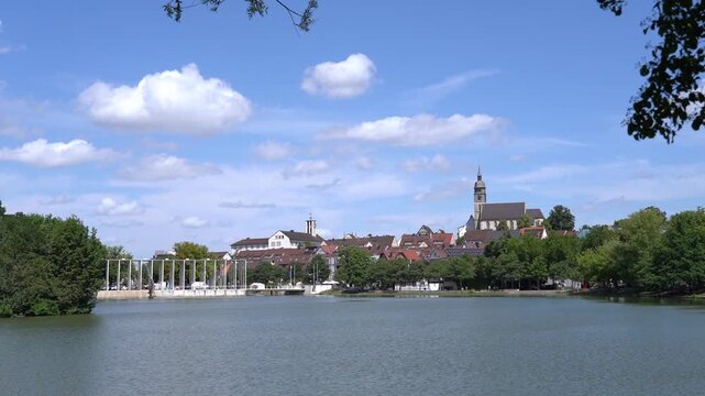 Blick &uuml;ber B&ouml;blingen, Deutschland 