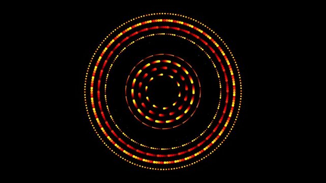 Abstract glowing concentric circle tech target HUD AIzaSyAwyVgEvP5da-2JkZi2lUjOIXkrlyqbm94 animation background