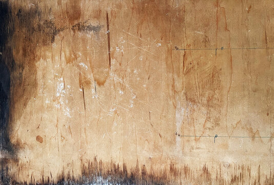 Vintage scratched wood texture background close up.