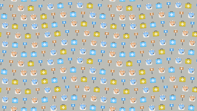 Medical Icons Pattern