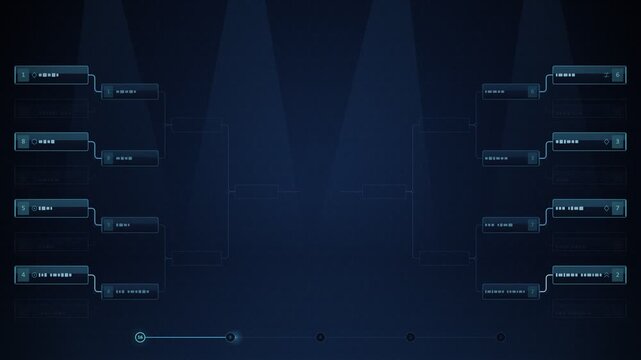 Tournament Bracket Advance Champion Reveal Animation