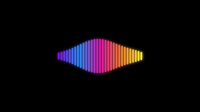 Abstract gradient shapes in fluid motion against a dark background with subtle camera zoom